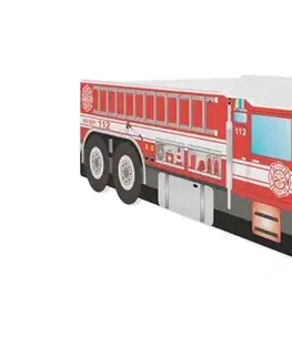 Postele ArtAdrk Detská auto posteľ FIRE TRUCK Prevedenie: 80 x 160 cm