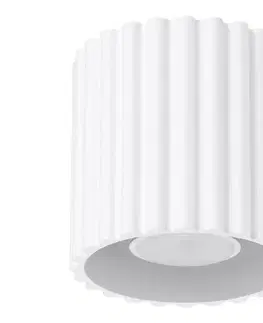Svietidlá   SL.1779 - Bodové svietidlo AURA 1xGU10/10W/230V 10 cm biela SL.1779
