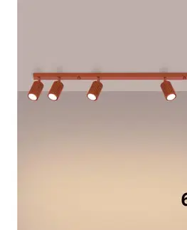 Svietidlá BRILAGI - LED bodové svietidlo CRESTO 6xGU10/10W/230V červené BR.1642