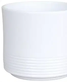 Záhrada Obal Valca Rille 992 12 cm biela matná