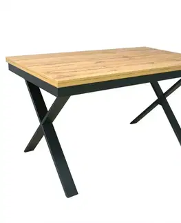 Jedálenské stoly Rozkladací stôl St-978 120/160x80cm Wotan