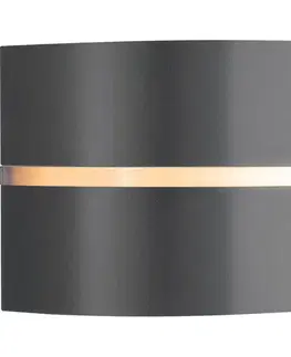 Svietidlá Nordlux - Vonkajšie nástenné svietidlo SI 1xE27/10W/230V IP44 antracit 2418311050