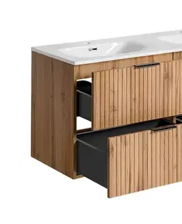 Skrinky s umývadlom ArtCom Kúpeľňová skrinka s umývadlom ADEL Oak U120/1 | 120 cm