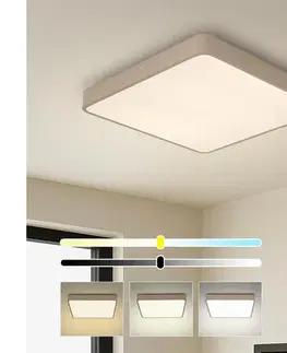 Svietidlá BRILAGI-LED Stmievateľné stropné svietidlo POOL SQUARE LED/48W/230V 3000-6000K 50x50 cm béžové+DO BRI663