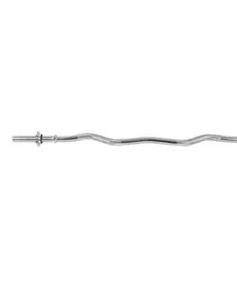 Osy k činkám Vzpieračská tyč inSPORTline RB-47CT 120cm/30mm • ohýbaná • so závitom a objímkami