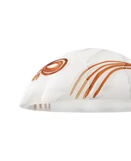 Lampy  Náhradné sklo SFERA E27 120x300 mm biela/oranžová klosz 40