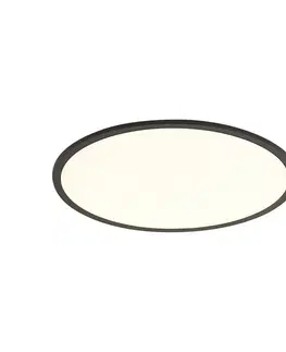 LED-Panely Inteligentný LED panel čierny 60 cm vrátane LED stmievania na teplé svetlo s diaľkovým ovládaním - Knob