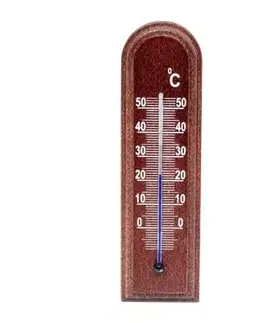 Kuchynské teplomery Teplomer izbový vnútorný drevený 15,5 cm WW