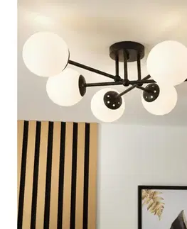 Svietidlá Brilagi - Prisadené stropné svietidlo MALIVA 6xE14/15W/230V čierna/biela LM-6.220/CZARNY/BIAŁY