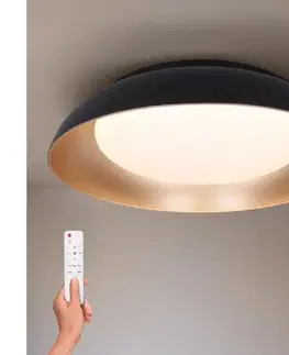 Svietidlá BRILAGI-LED Stmievateľné svietidlo ALVA LED/48W/230V 3000-6500K pr. 51 cm čierna+DO WO800-OEM34-BKGD