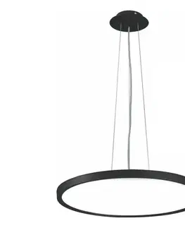 Svietidlá Top Light - LED Stm. luster na lanku REVIT LED/50W/230V 3000-6500K čierna + DO Revit 60CZ RC