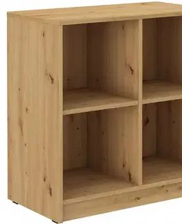 Vitríny a regály do obývačky Regál Malta Dub Artisan Typ 101