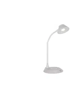 Lampy JUST LIGHT. 14414-16 -LED stmievateľná stolná lampa s nabíjaním PUCKI LED/4,5W/230V biela 14414-16