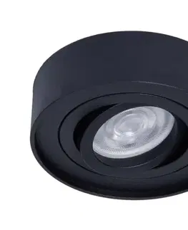 Svietidlá  Podhľadové bodové svietidlo NUSA 1xGU5,3/MR16/50W/12V guľatý čierna ML0022
