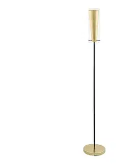 Lampy Eglo 79346 - Stojacia lampa PINTO GOLD 1xE27/40W/230V zlatá 79346