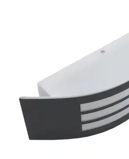 Svietidlá  Vonkajšie nástenné svietidlo OLIANA 1xE27/60W/230V IP44 antracit SKU046462