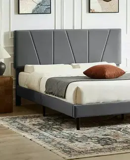 Jednolôžkové Posteľ SAVANA VELVET Signal