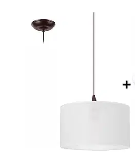 Svietidlá  LED Luster na lanku NOEL 1xE27/60W/230V biela LM-1.163/BIAŁY