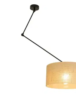 Svietidlá  LED nastaviteľný luster na tyči GORTA 1xE27/60W/230V juta H0292