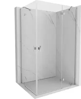 Sprchovacie kúty MEXEN/S - Mist H Duo sprchovací kút dvere krídlové 95 x 100, transparent, chróm 8A5-095L-100P-01-00