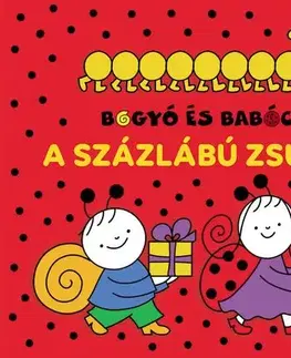 Leporelá, krabičky, puzzle knihy Bogyó és Babóca - A Százlábú zsúrja - Erika Bartos