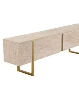 Konferenčné stolíky Televízny stolík Serenity Travertine