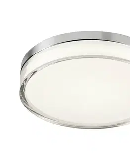 Svietidlá Redo 01-3728 - LED Stropné svietidlo FRISBI LED/18W/230V 3000/4000K IP44 chróm 01-3728
