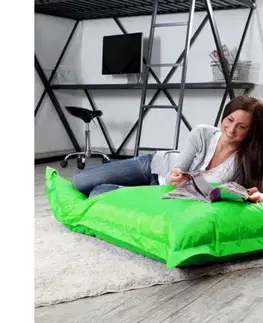 Sedacie vaky a kocky Sedací vak vankúš z nylonu TiaHome - limetková