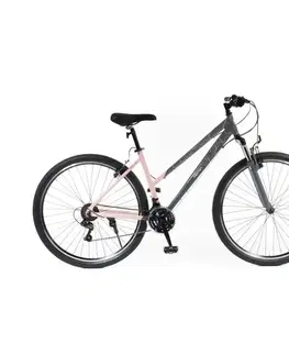 Bicykle Dámsky crossový bicykel Olpran Salix 28" - model 2026 šedá/ružová - 18" (160-175 cm)