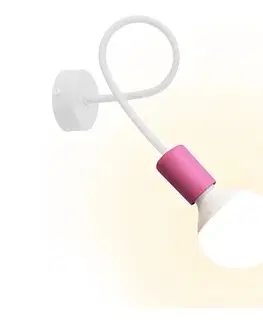 Svietidlá  Nástenná lampička OXFORD 1xE27/15W/230V K-2016/1 WT+PK/H