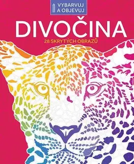 Maľovanky pre dospelých Vybarvuj a objevuj: Divočina - Max Jackson