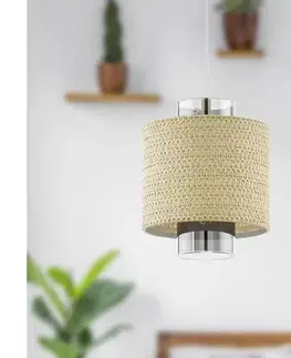 Svietidlá Eglo 43393 - Luster na lanku MEDIOUNA 1xE27/40W/230V 43393