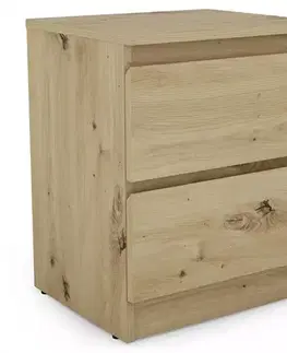 Všetky produkty Nočný Stolík Hugo 2 Zásuvka 40x34x50 638966