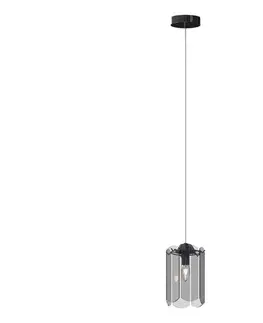 Svietidlá Zuma Line MD3523-1-EBCN - Luster na lanku NIRA 1xE14/40W/230V čierna MD3523-1-EBCN