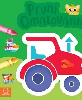 Nalepovačky, vystrihovačky, skladačky První omalovánky: Moje vozidla - Beata Batorska,Sylwia Kajdana