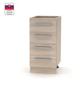 Kuchynské dolné skrinky KONDELA Nova Plus NOPL-055-0S kuchynská skrinka dub sonoma