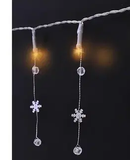 Vianočné osvetlenie  1V235 LED reťaz s ozdobnými príveskami 20LED 60x mini dekorácie 2m 2x AA