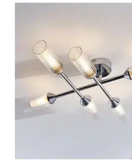 Svietidlá Endon 95045 - Kúpeľňový prisadený luster NATORI 6xG9/3W/230V IP44 lesklý chróm 95045