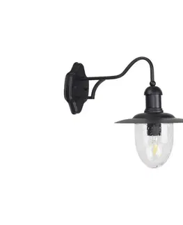 Svietidlá  Vonkajšie nástenné svietidlo TANGIA 1xE27/60W/230V IP44 čierna SKU013592