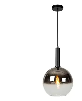 Svietidlá Lucide 45402/30/30 - Luster na lanku MARIUS 1xE27/40W/230V čierna 45402/30/30