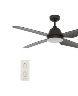 Ventilátory Lucci Air 212998 - LED Stropný látor ARIA LED/18W/230V čierna + DO 212998