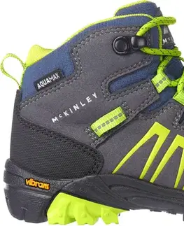 Vysoká outdoor obuv McKinley Denali Mid AQX Hiking Boots Kids Veľkosť: 28 EUR