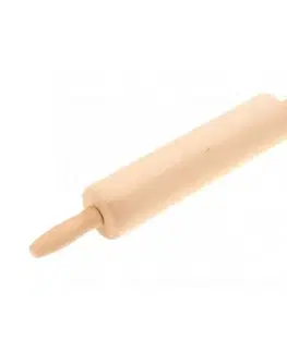 Kuchynské valčeky Kinekus Drevený valček na cesto, celková dĺžka 45cm, priemer 6cm