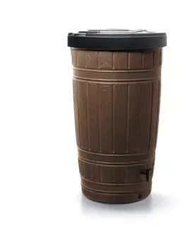 Sudy na vodu NABBI IDWO265 plastový sud na dažďovú vodu 265 l hnedá