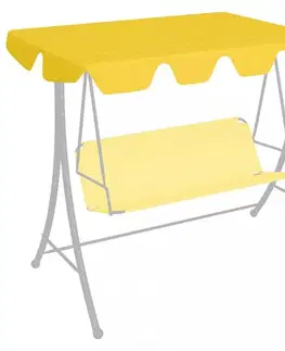 Záhradná hojdačky Strieška na záhradnú hojdačku 150/130x70/105 cm Dekorhome