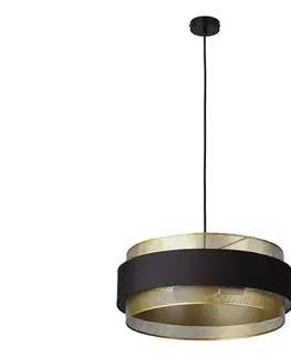 Svietidlá Osram - Luster na lanku DECOR HORNET 3xE27/10W/230V pr. 50 cm čierna/zlatá 4058075847866