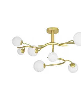 Svietidlá BRILAGI - LED Prisadený luster MISTEL 9xG9/3W/230V zlatá/biela 3009-9GW