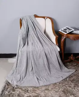 Jednofarebné deky Deka Allantis 170x220 sivý