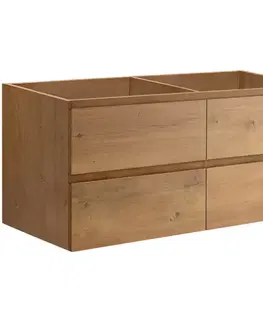 Kúpeľňový nábytok CERANO - Kúpeľňová skrinka pod umývadlo Carole - dub medový - 138x48x45 CER-8050BD80391