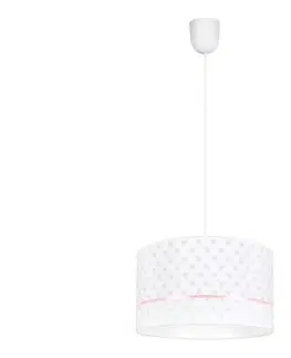 Svietidlá  Detský luster PIKKI 1xE27/60W/230V ružová 0557